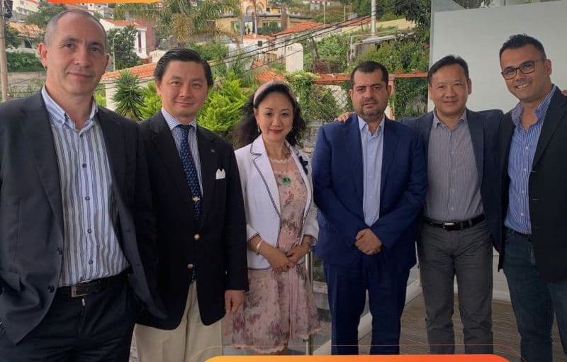 Derio Chan The President of CEIBA China Europe International Business Association visits the Nearsoft facilities