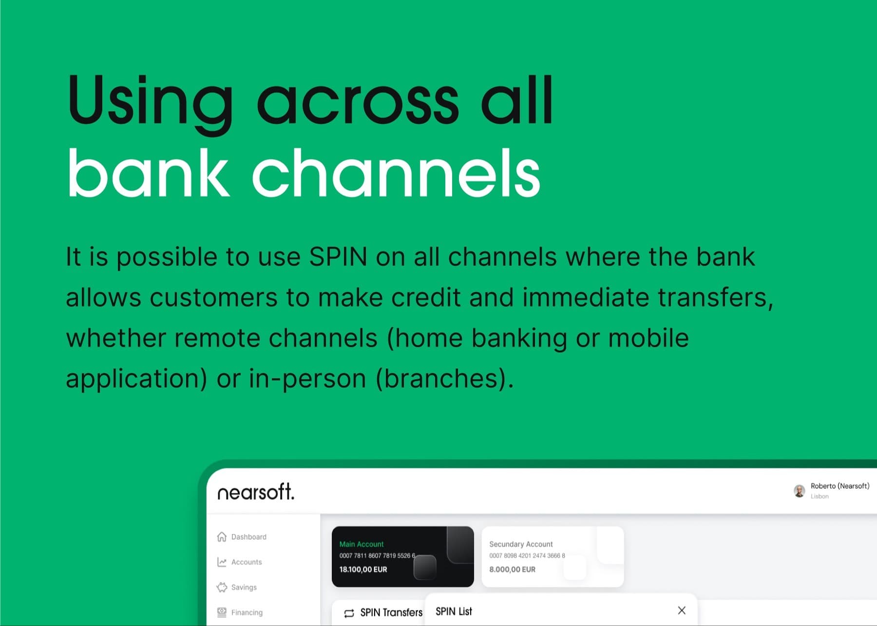 NEARSOFT Integrates SPIN into its Digital Banking Platform for Clients in Portugal | Nearsoft News & Awards